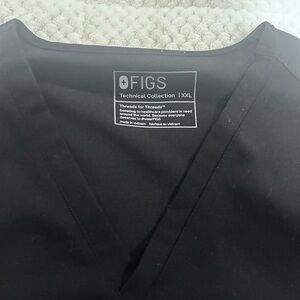Figs Scrub Set Black XXL